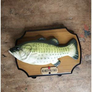 Big Mouth Billy Bass singing fish wall plaque